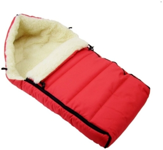 BambiniWelt by Rafael K. Fußsack Winterfußsack Babyfußsack Fußsack Kinderwagen Wolle 90cm LINIERT, universal