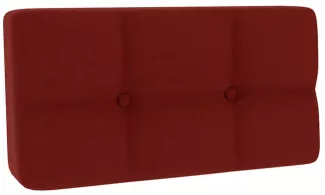 Gutekissen® Palettenkissen Gesteppte Kissen mit Knöpfen, Palettenauflagen Sitzkissen Rückenlehne Gesteppt PFG (Eckkissen 60x40, Bordeaux)