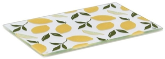 Zeller Present Schneidebrett Glasschneideplatte "Lemons, Sicherheitsglas