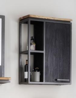 Badoberschrank 52x70cm "Kuba" Akazie mit Baumkante