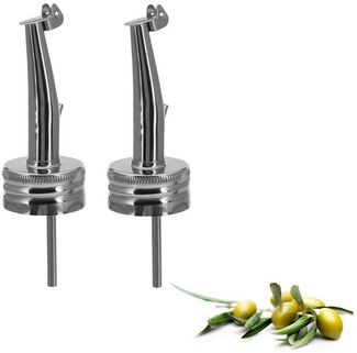 WESTMARK Flaschenausgießer 2 Stk, für Flaschen mit Schraubgewinde, Ø 28 mm, mit Kläppchen