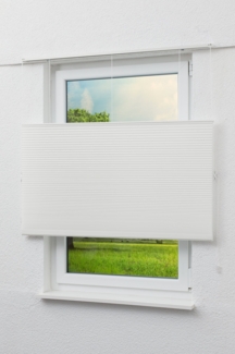 Lysel - Qualitätswabenplissee up&down Reinweiß - Wabenplissee in der Größe (Bx H) 80cm * 130cm