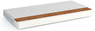 Kaltschaummatratze Kaltschaum-Matratze + KOKOS Matratze für Kinder Jugendliche Höhe 10 cm, Deine Möbel 24, 10 cm hoch, (80x160 80x180 90x190 90x200 120x200 140x200), H2,5, Antiallegrisch, für Kinder geeignet, Super Qualität
