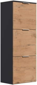Schuhschrank Domus-L 3 Klappen 12 Paar Schuhe Oak : Oak / Grafit