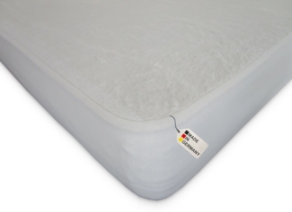 Matratzenauflage Molton Spannbettlaken für Boxspring, 100% Baumwolle DUKAL, 90x200 cm, mit Spannumrandung, Made in Germany