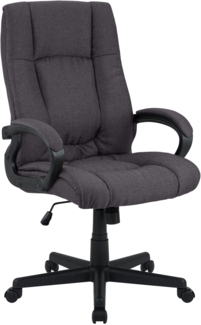 Bürostuhl XL Sparta Stoff, 106 x 70 x 66 cm, schwarz [192342101]