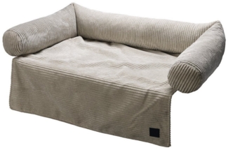 Designed By Lotte Tierkissen Couchkissen Ribbed hellgrau