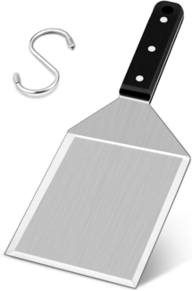 Joyfair Grillspachtel, Edelstahl silber / Kunststoffgriff schwarz, 30,5 cm