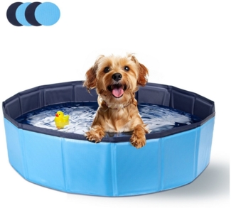 nobleza Hundematratze Hundepool für Große & Kleine Hunde, Faltbarer Hunde Planschbecken
