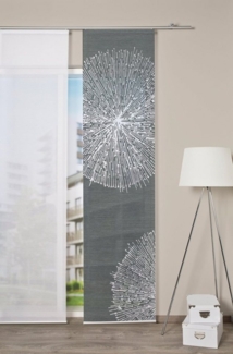 Vision S Schiebegardine CRESTON (1 St), Paneelwagen, halbtransparent, HxB: 260x60, Schiebevorhang Bambusoptik Digitaldruck