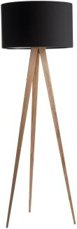 Tripod Wood - Stehlampe - Schwarz/ Eiche