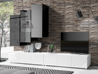 AX LIVING Bücherregal Modern „Queba QT03“ – 70cm Breite Design Hikora