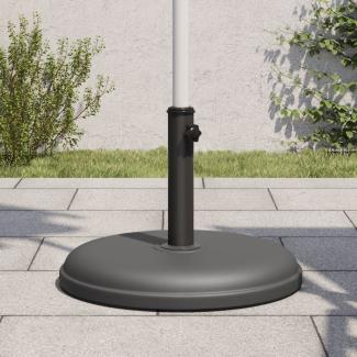 vidaXL Sonnenschirmständer Ø32/35/38 mm Mast 15 kg Rund 368673