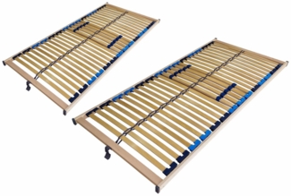 Setangebot: 2 x Lattenrost 28 Leisten. 80x200 cm. starr