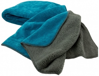 Wohndecke Kuscheldecke Chenille Sherpa Fellimitat Sofadecke, heimtexland, 150x200 I extra dick I warm I kuschelig weich I atmungsaktiv