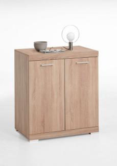 Kommode Beistellkommode Sideboard 50 cm Tiefe BRISTOL 1 XL Eiche Sägerau Nb.