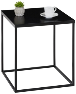 IDIMEX Beistelltisch HILAR, Beistelltisch Sofatisch 40x40 Couchtisch Ablagetisch Tischplatte Metal