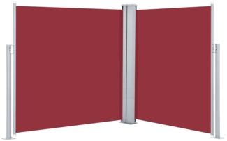 vidaXL Seitenmarkise Ausziehbar Rot 140x600 cm 317993