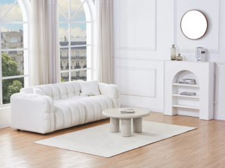 Vente-unique - Couchtisch - MDF - Beige - MARELNA