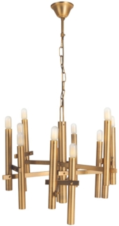 Signature Kronleuchter Messing Gold Groß B55 cm x H45 cm - Golden