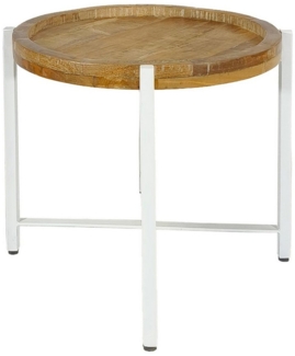 Amagohome Couchtisch Couchtisch Beistelltisch rund ø46/55/75cm Industrie Style Wohnzimmer T