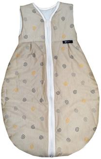 Alvi Mäxchen Schlafsack Thermo Kringel Schokobraun 70cm