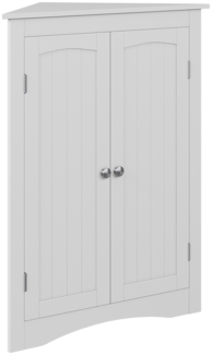 Eckschrank Bianco Weiß 56 x 80 cm mit 2 Türen Vicco