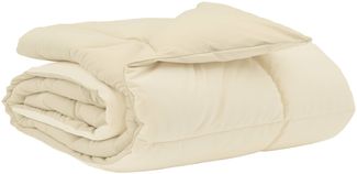 vidaXL Sommerdecke Gepolstert Creme 155 x 220 cm Mikrofaser 42025984