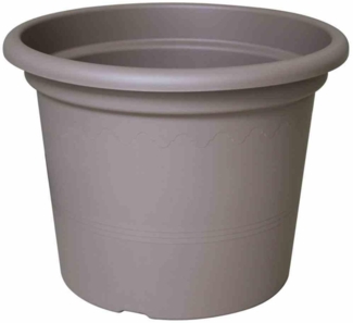 Euro3Plast Pflanzkübel GEO Ø 20 cm taupe