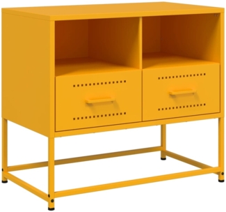 vidaXL TV-Schrank Senfgelb 68x39x60,5 cm Stahl 846551