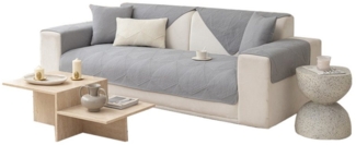 NUODWELL Sofahusse Baumwoll Sofabezug, Anti Rutsch-Couch für L Form Sofaschoner Ecksofa, 1,2,3Sitzer,Überzug Universal Couchbezug,Sofa-Schutzhülle, Pflegeleich