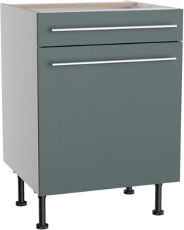 KOCHSTATION Unterschrank KS-Bern2 Breite 60 cm, 1 Tür, 1 Schubkasten, 1 Einlegeboden