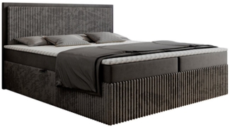 Labett Boxspringbett CLEO 140x220 160x220 180x220 - Überlänge 220 cm / Speed Versand (2 Bettkästen, Topper), Überlänge 220 cm