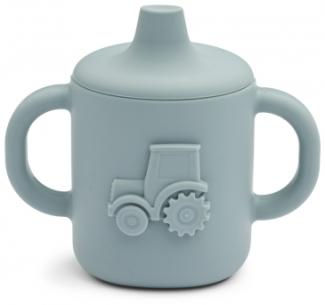 Liewood Amelio Sippy Cup - Traktor - Blue Blau