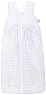 Odenwälder Jersey-Schlafsack Anni springing dots light silver 70