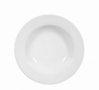 Seltmann Weiden Suppenteller Suppenteller rund 22 cm - Rondo_Liane weiß - 6 Stück, (6 St)