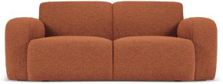 Micadoni Boucle Sofa Molino 2-Sitzer Boucle Braun