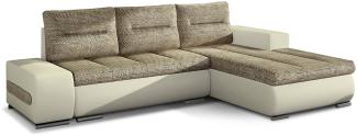 Ottavio, Ecksofa, Eckcouch, Beige