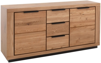 Sideboard Grazia / Greno , Holz, Holzwerkstoff , Holzfarben , 163 x 80 x 40 cm