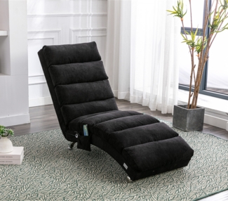 LVHOM Relaxsessel Sackleinen Massage-Liege INDOOR PREMIUM, Ergonomische Fernbedienungs-Steuerung, 5 Massageprogramme, Elektrischer Massagesessel