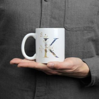 PhotoFancy Tasse mit Buchstabe - Kaffeebecher mit Initialen