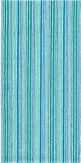 Combi Stripes Handtuch 50x100cm türkis 500g/m² 100% Baumwolle