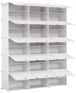 Mondeer Schuhregal Schuhschrank, mit Tür, Staub- und Wasserabweisend, für 30-60 Paar Schuhe