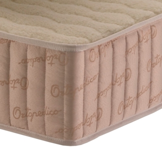 DELUXE13 Eliocel orthopädische Matratze, anatomisch, 2 Seiten, Merinowolle, Gold, hohe Festigkeit, 20 cm Dicke (150x190 cm)