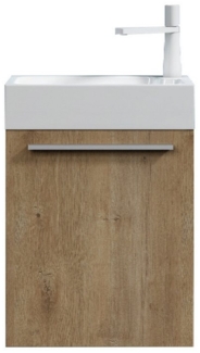 Mai & Mai Badmöbel-Set Gäste Wc Waschbeckenunterschrank Waschtisch mit Unterschrank Pisa