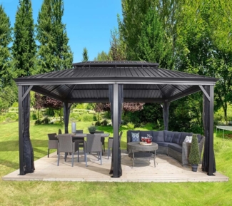 Sojag Messina 1220 | Pavillon mit festem Dach |