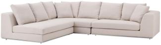 Casa Padrino Luxus Sofa Naturfarbig - Designer Ecksofa