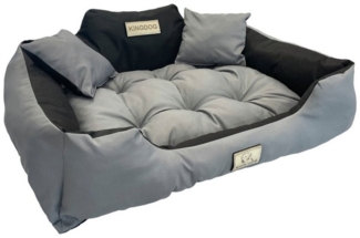 AIO Tierbett, KingDog Hunde- und Katzenbett XXL Außenmaße: 130x105 cm