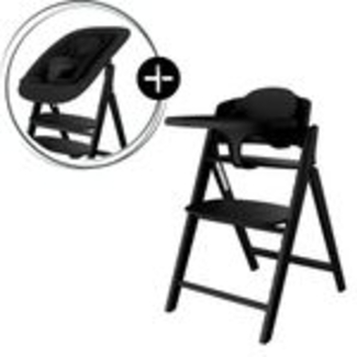 Cybex Click & Fold 4-in-1 Hochstuhl (inkl. Bouncer, Babyset und Tablet) Stunning Black