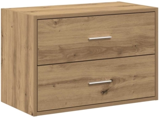 vidaXL Schrank mit 2 Schubladen Artisan-Eiche 60x31x40cm Holzwerkstoff 858837
